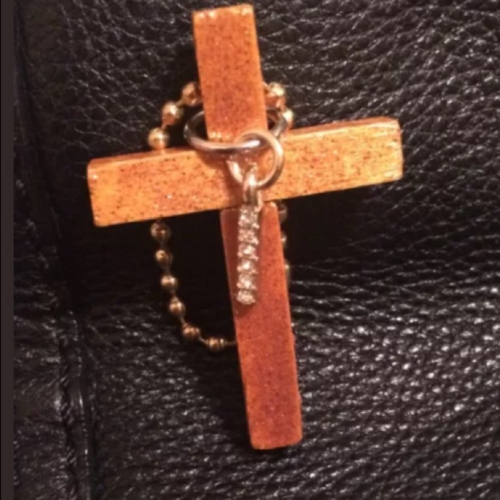 Cross keychain